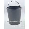 household matte black mini bucket for trash can